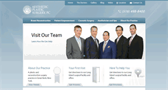 Desktop Screenshot of aestheticplasticsurgerypc.com